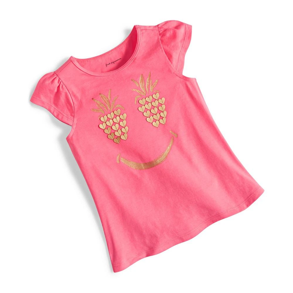 商品First Impressions|Toddler Girls Smile T Shirt, Created for Macy's,价格¥45,第1张图片