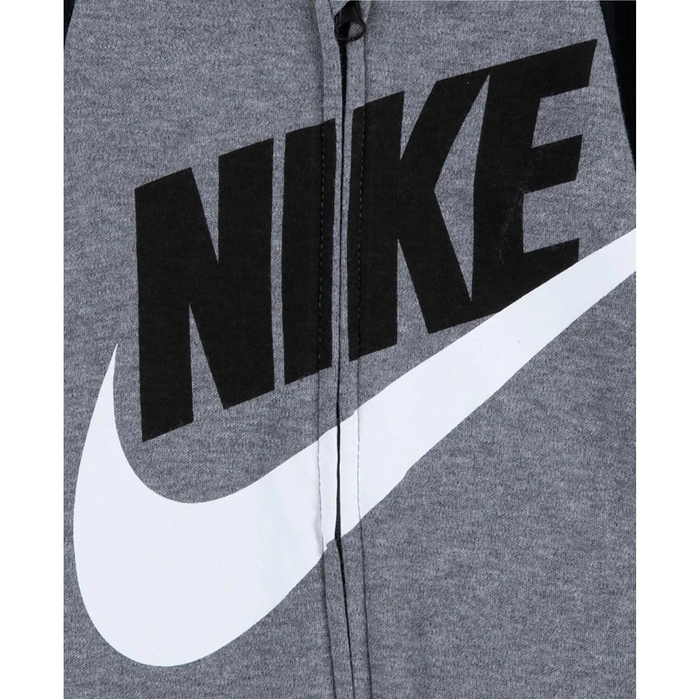 商品NIKE|Baby Boys Raglan Footed Coveralls,价格¥90,第3张图片详细描述