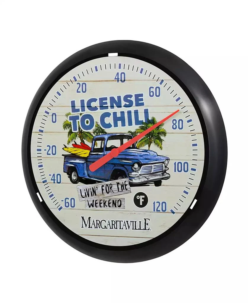 商品La Crosse Technology|104-134B-Tbp 13.25" "License To Chill" Margaritaville Analog Dial Thermometer,价格¥142,第3张图片详细描述