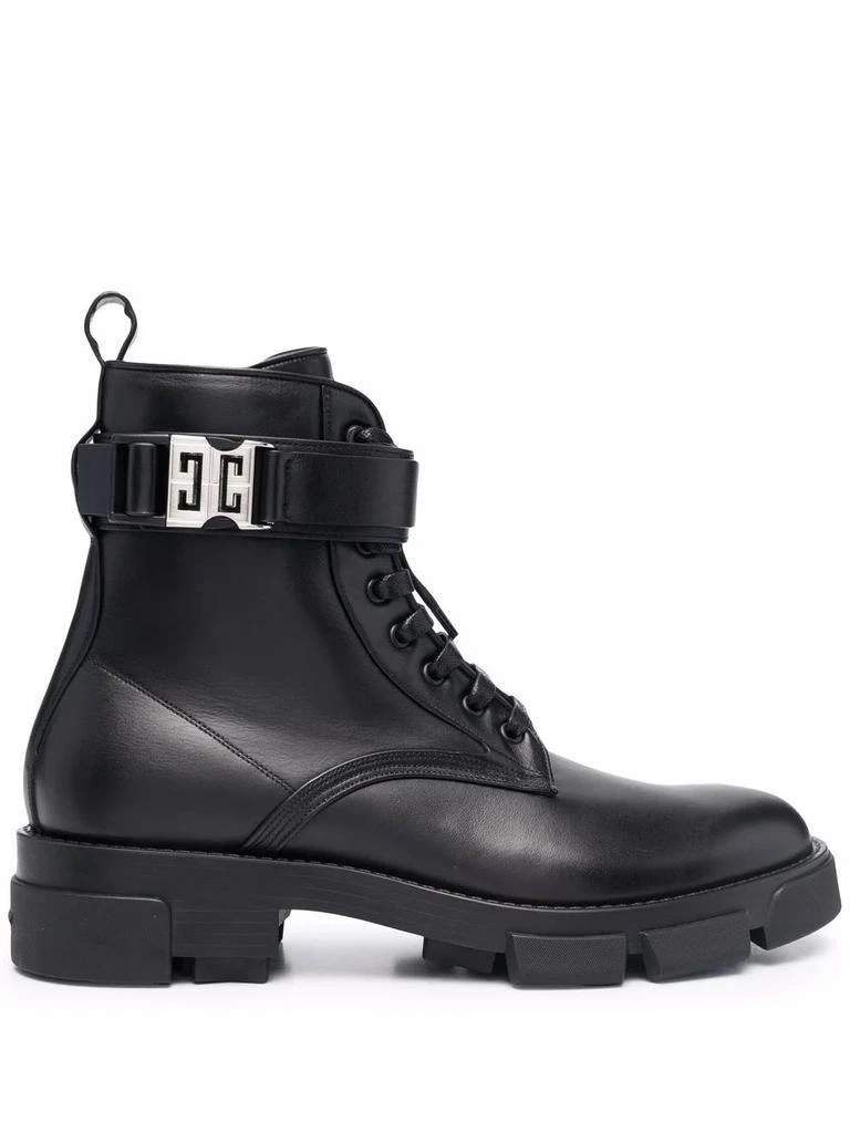 商品Givenchy|Givenchy Mens Black Leather Ankle Boots,价格¥10268,第1张图片