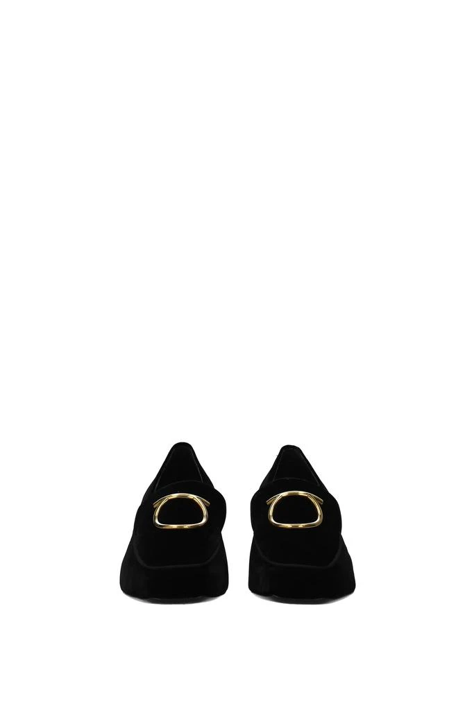 商品Salvatore Ferragamo|Pumps Velvet Black,价格¥2108,第3张图片详细描述