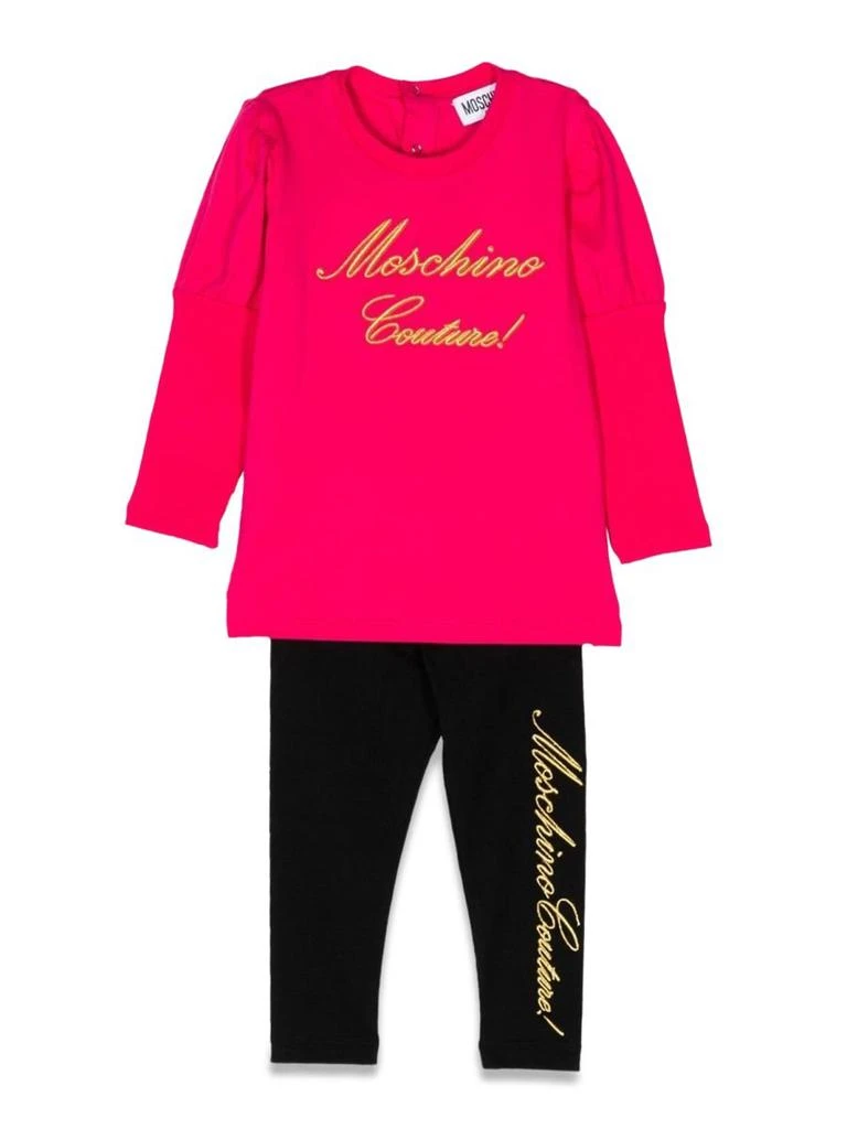 商品Moschino|Moschino Kids Long Sleeved T-Shirt Leggings Set,价格¥695,第1张图片