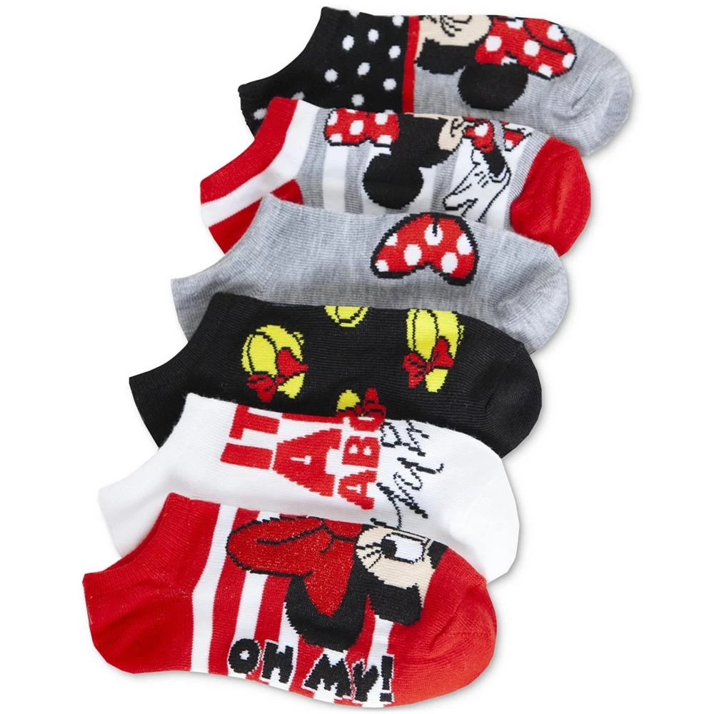 商品Minnie Mouse|Disney's® 6-Pack No-Show Socks, Little Girls & Big Girls,价格¥79,第1张图片