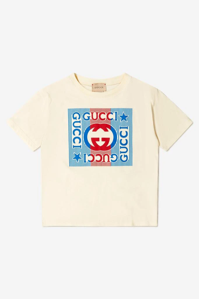 商品Gucci|Kids Logo Print T-Shirt,价格¥1468,第1张图片