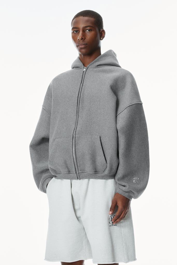 Alexander Wang Gray Turtleneck Hoodie Alexander Wang