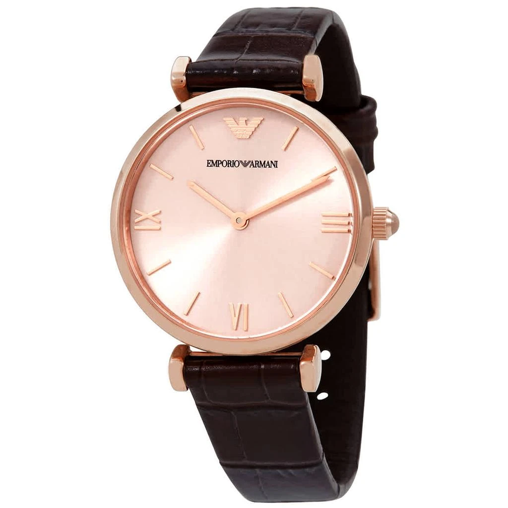 商品Emporio Armani|Quartz Pink Mother of Pearl Dial Ladies Watch AR1911,价格¥1093,第1张图片