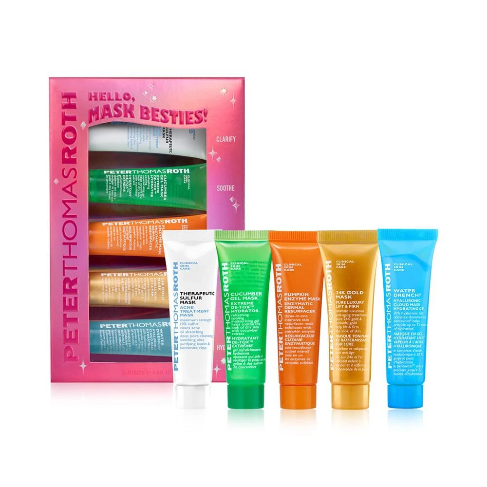 商品Peter Thomas Roth|5-Pc. Hello, Mask Besties! Skin Care Set,价格¥86,第1张图片