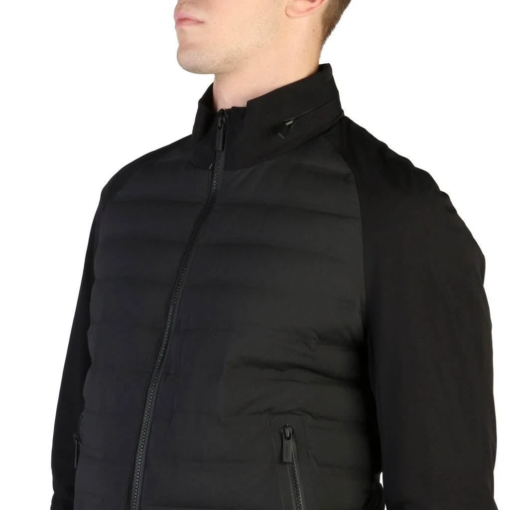 商品Calvin Klein|Calvin Klein Ribbed Hidden Hoodie Jacket,价格¥932,第3张图片详细描述