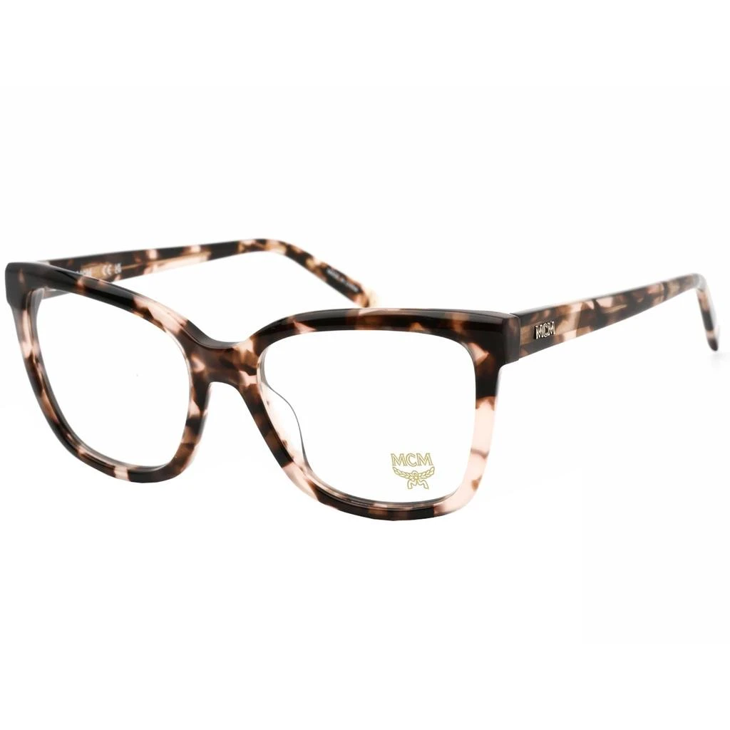 商品MCM|MCM Women's Eyeglasses - Rose Tortoise Square Plastic Full-Rim Frame | MCM2724 615,价格¥221,第1张图片