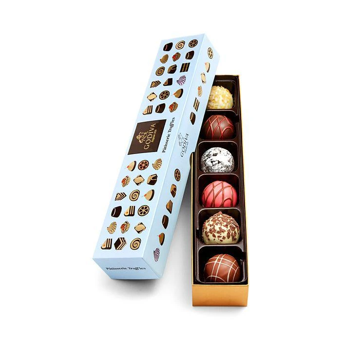 商品Godiva|Chocolatier Patisserie Dessert Truffle Flight, 6 Piece,价格¥108,第1张图片