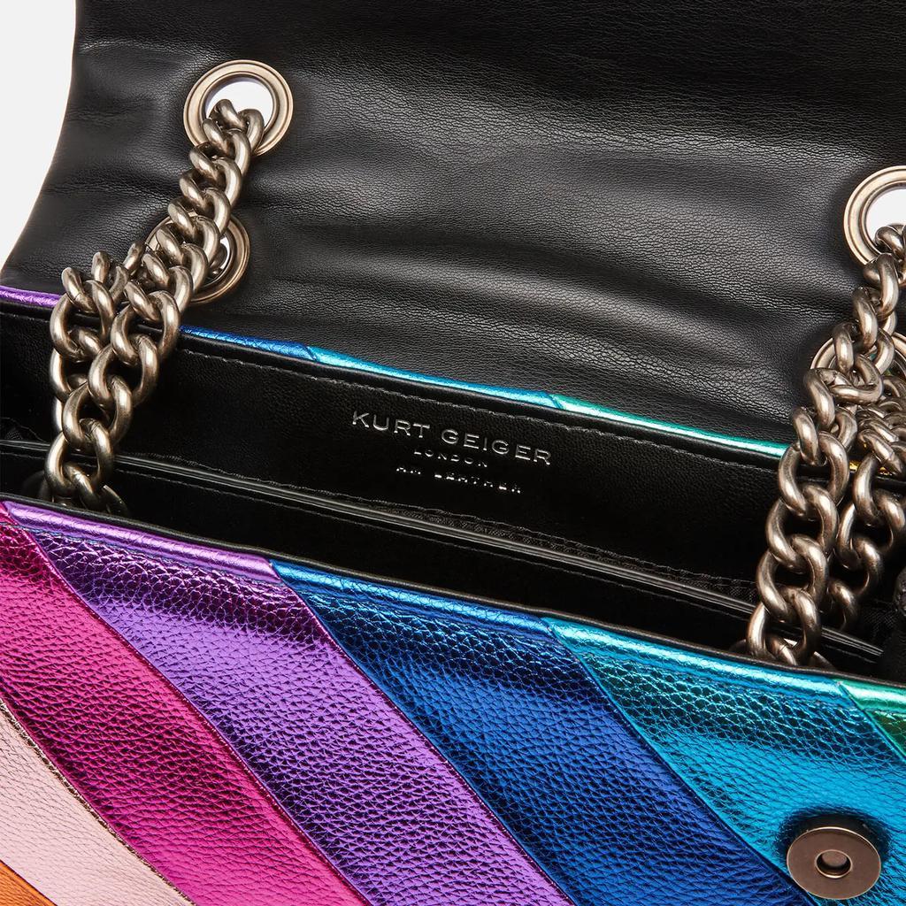 商品Kurt Geiger|Kurt Geiger London Women's Leather Kensington Bag - Metallic,价格¥2352,第6张图片详细描述