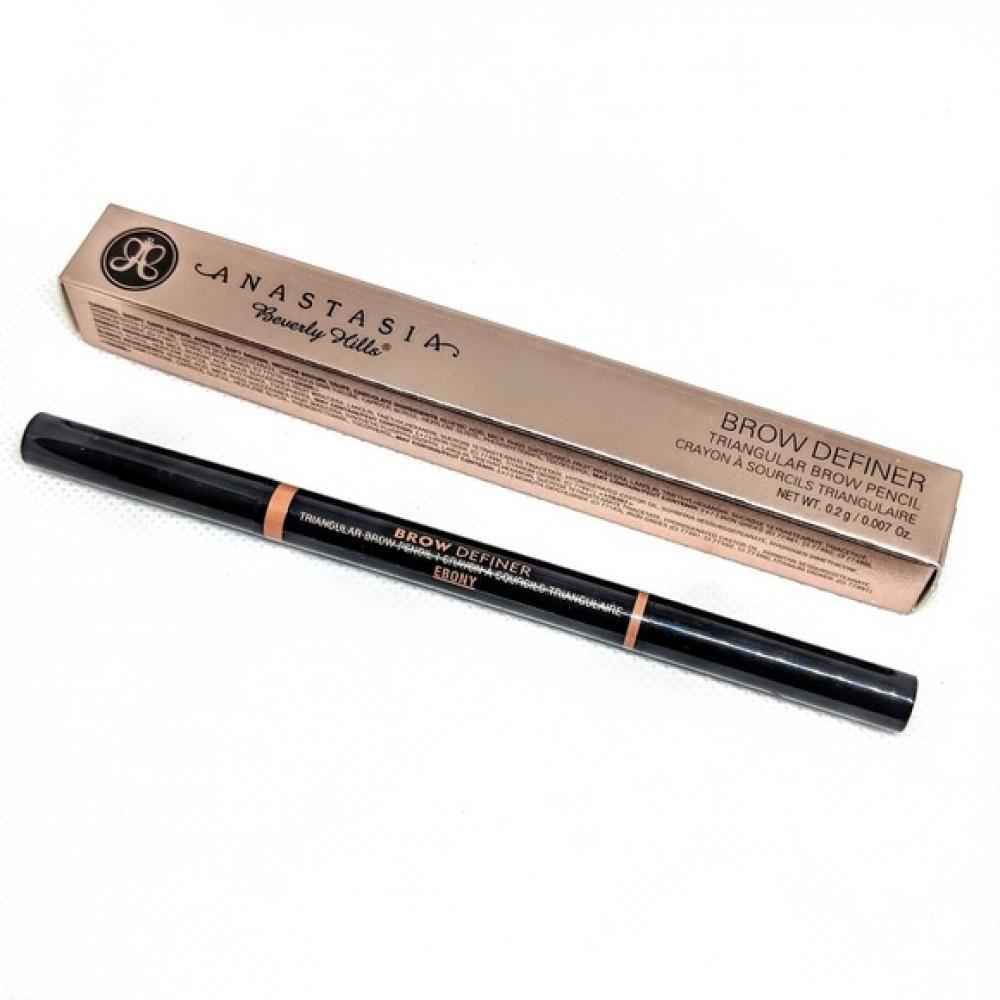 商品Anastasia Beverly Hills|Anastasia Beverly Hills 阿纳斯塔西娅贝佛利山ABH双头砍刀眉笔 - 乌黑色 (0.2g),价格¥245,第1张图片