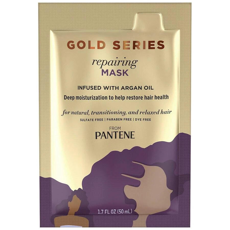 商品Pantene|Sulfate-Free Repairing Mask Treatment with Argan Oil for Curly, Coily Hair,价格¥15,第1张图片