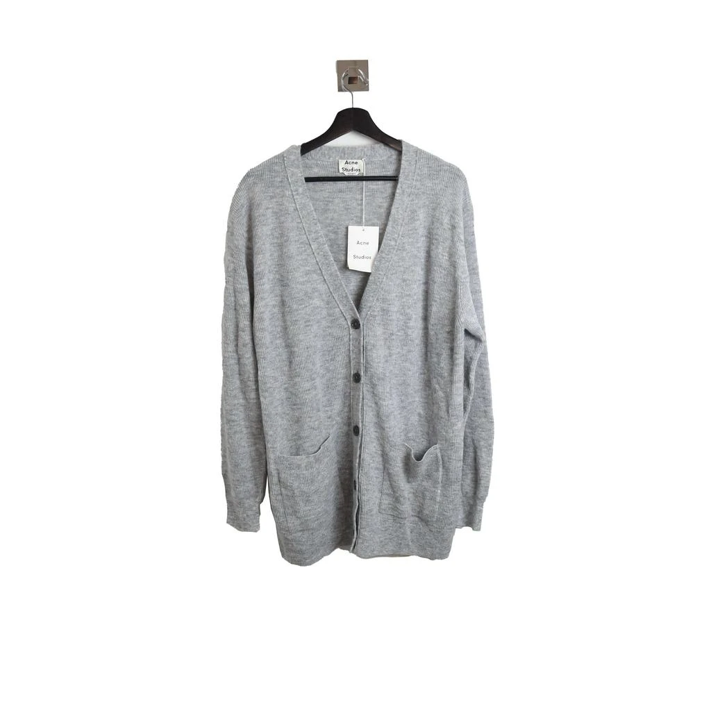 商品Acne Studios|Acne Studios V-Neck Cardigan Light Grey,价格¥2054,第1张图片