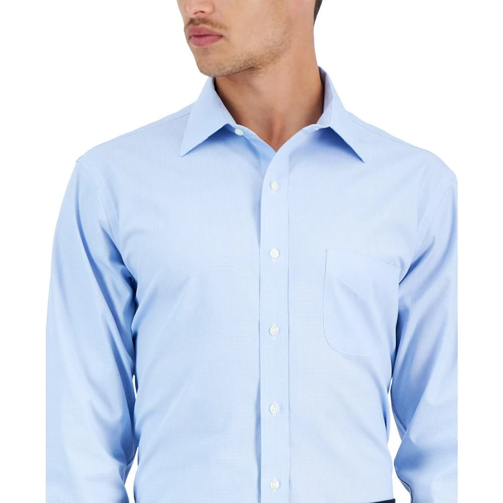 商品Brooks Brothers|Men's Regular Fit Non-Iron Micro-Houndstooth Dress Shirt,价格¥530,第3张图片详细描述