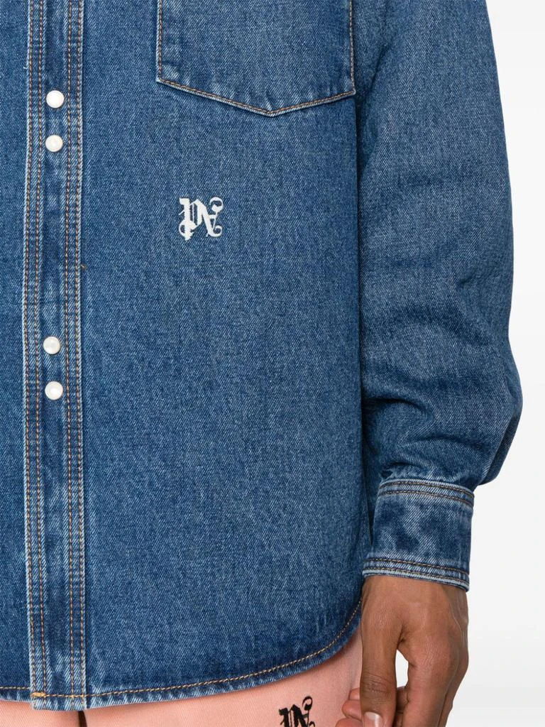 商品Palm Angels|MONOGRAM DENIM SHIRT,价格¥3941,第3张图片详细描述