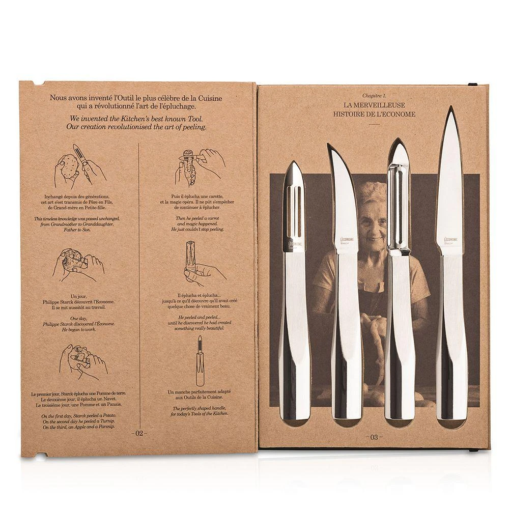 商品DEGRENNE Paris|L'Econome By Starck Kitchen Peeler, Set of 4,价格¥1436,第1张图片