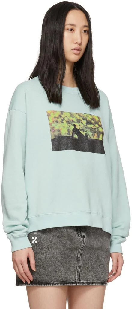 商品Off-White|Blue Flowers Silhouette Sweatshirt,价格¥1782,第2张图片详细描述