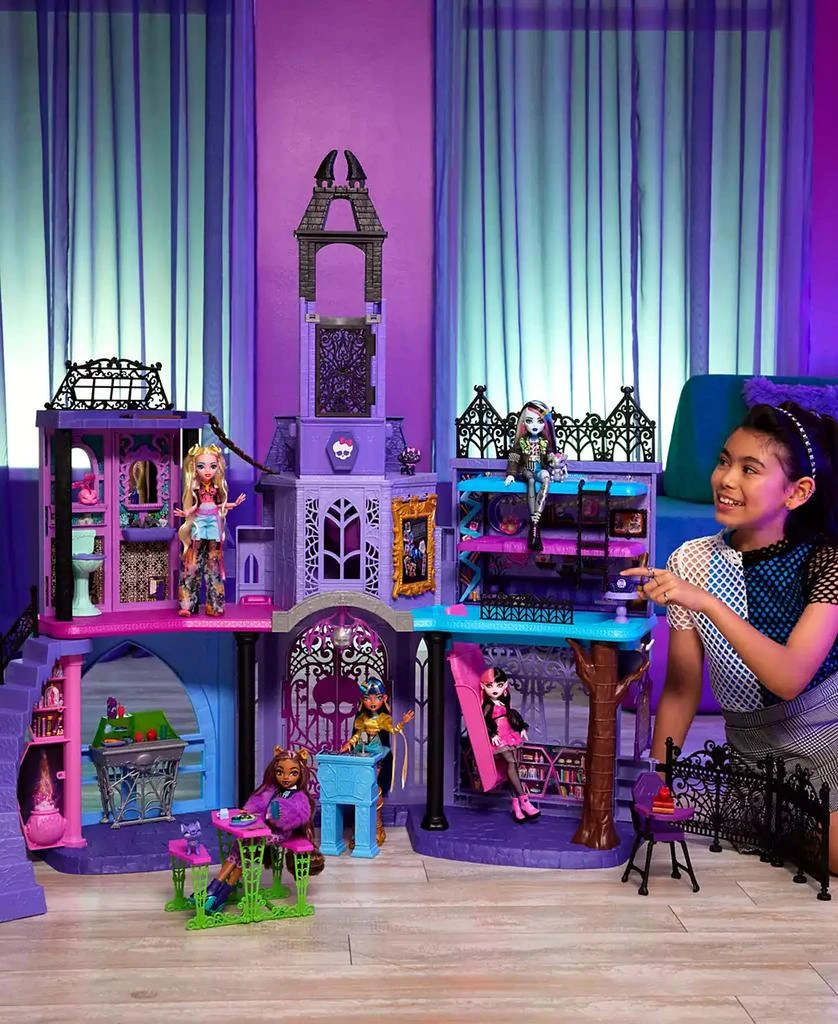 商品Monster High|Haunted High School Doll House,价格¥1317,第3张图片详细描述