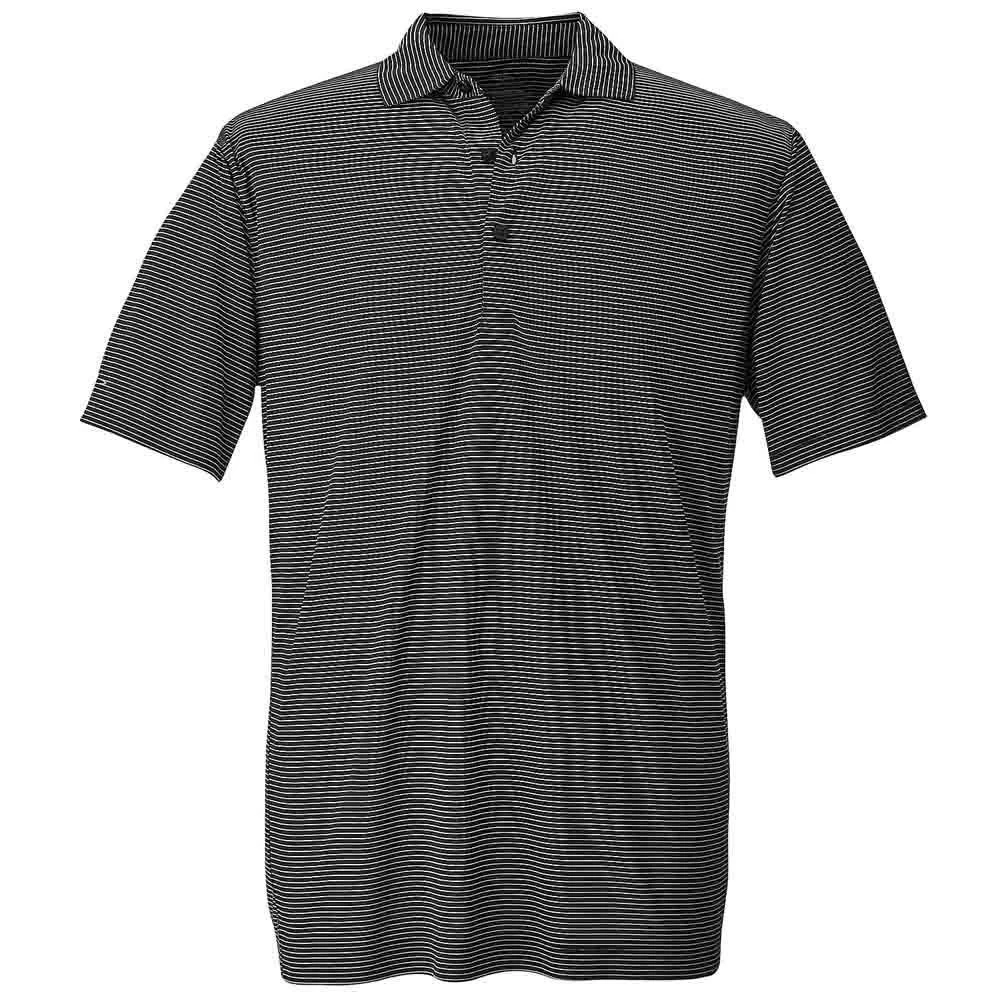 商品Page & Tuttle|Two Color Feedstripe Short Sleeve Polo Shirt,价格¥371,第1张图片