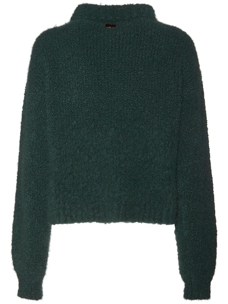 Cashmere & Silk Brushed Bouclé Sweater商品第4张图片规格展示