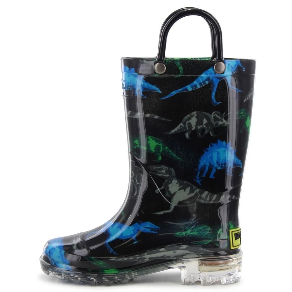 商品Western Chief|Toddler, Little Boy's and Big Boy's Dinosaur Lighted Rain Boots,价格¥225,第2张图片详细描述