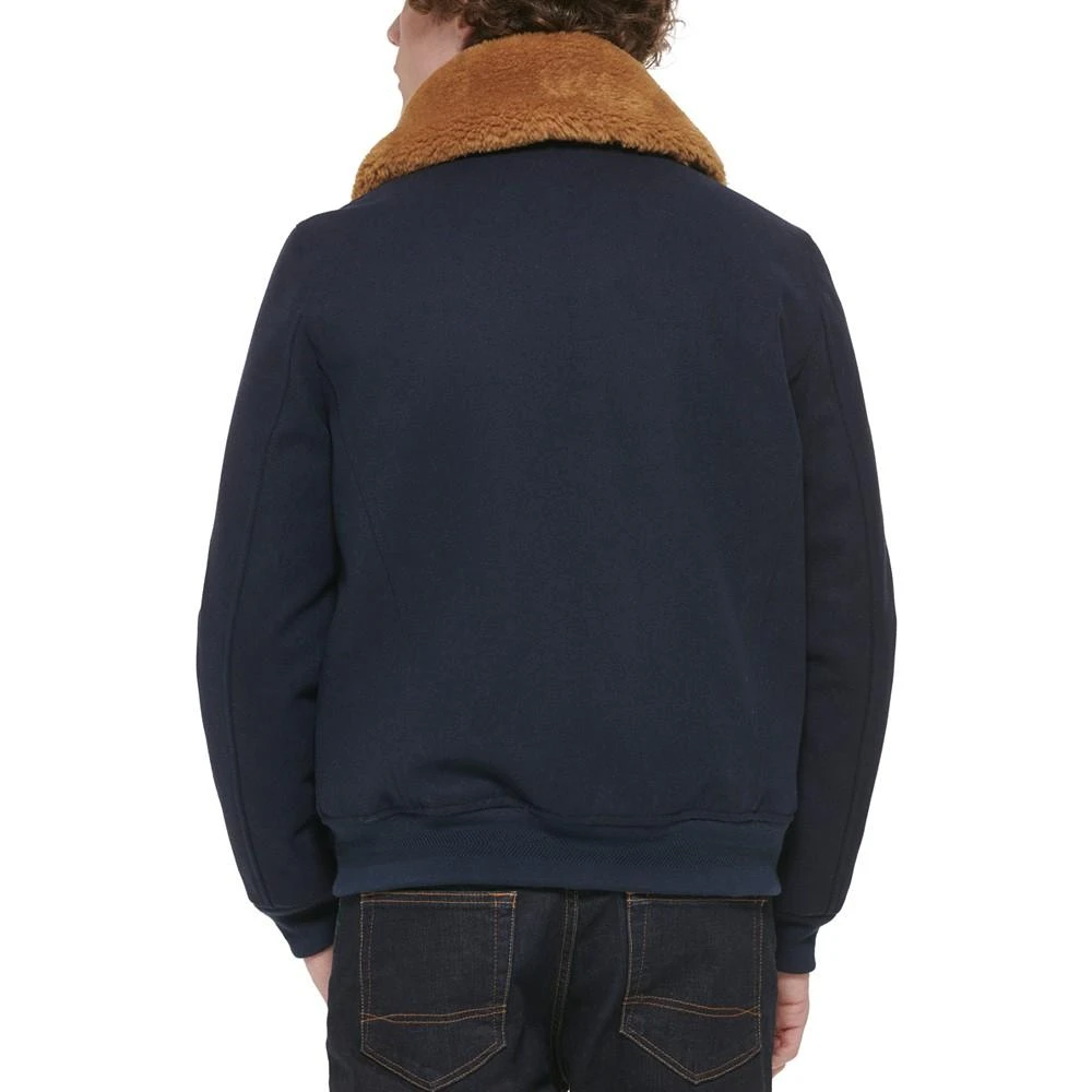 商品Tommy Hilfiger|Men's Faux-Fur-Collar Bomber Jacket,价格¥1213,第2张图片详细描述