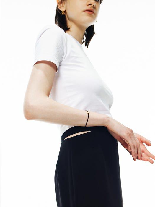 [Drama Signature] Cut-out Waist Midi Skirt商品第3张图片规格展示