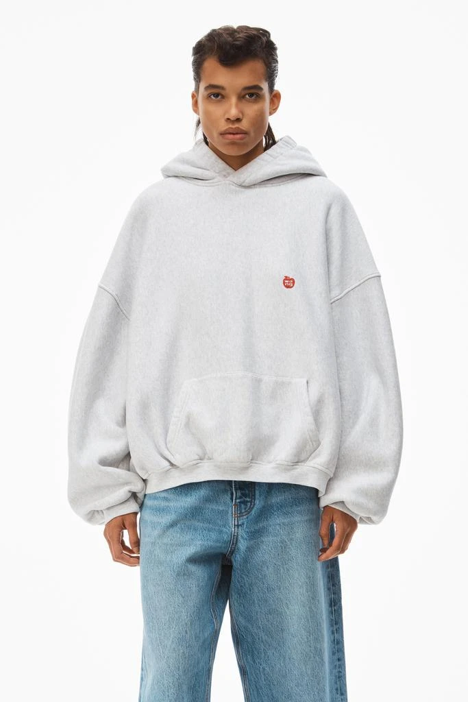 商品Alexander Wang|APPLE PUFF HOODED SWEATSHIRT IN TERRY,价格¥1528,第2张图片详细描述