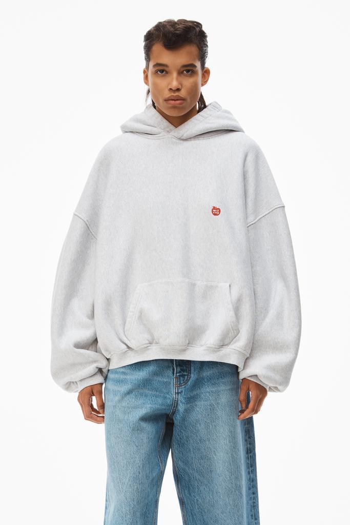 商品Alexander Wang|APPLE PUFF HOODED SWEATSHIRT IN TERRY,价格¥2830,第4张图片详细描述