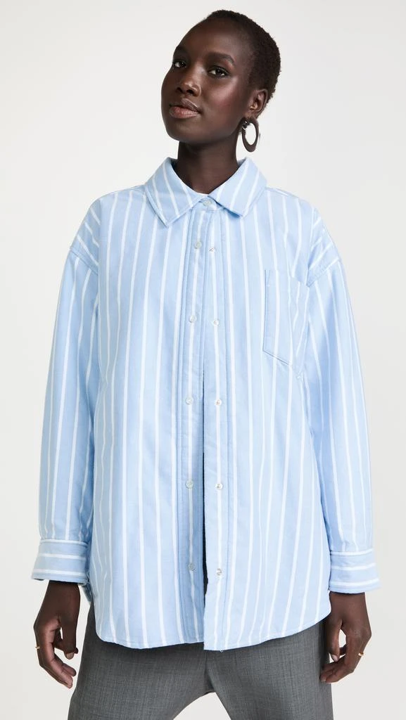 商品Alexander Wang|alexanderwang.t Oxford Padded Shirt Jacket,价格¥1555,第3张图片详细描述