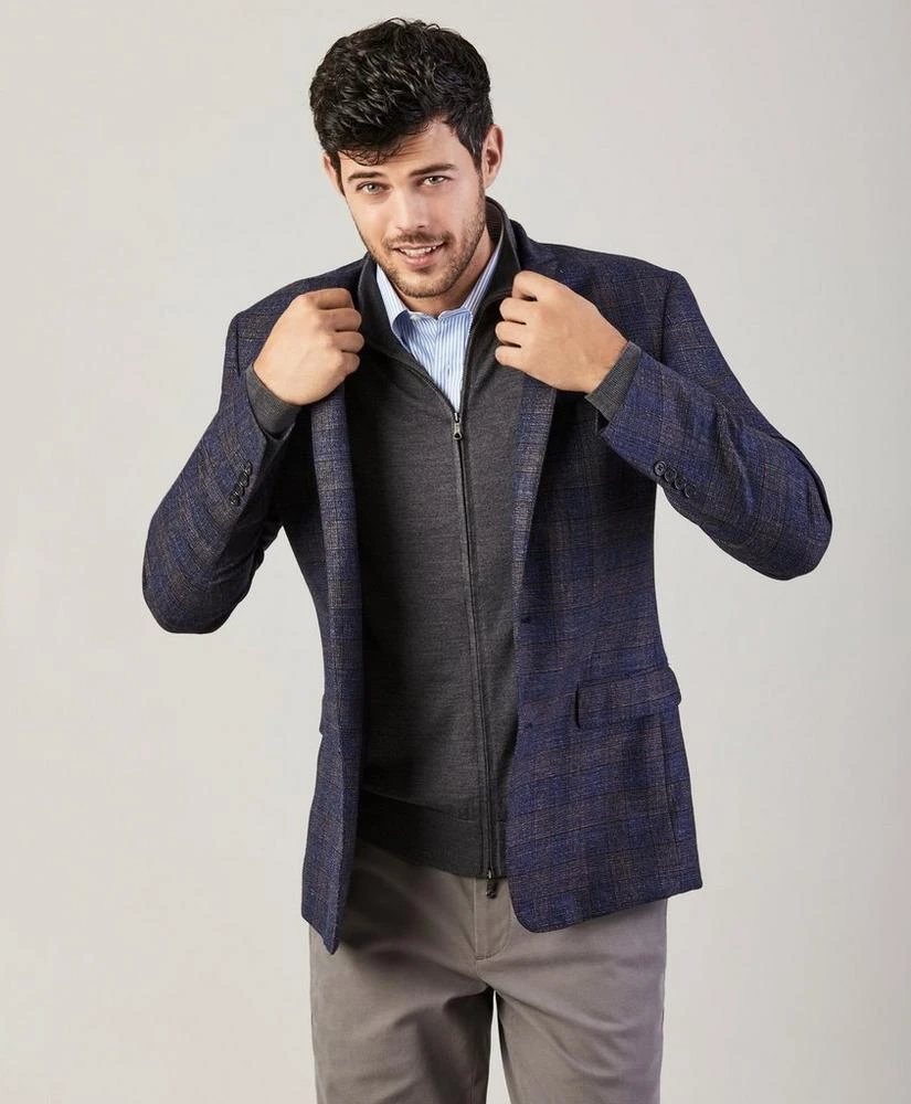 商品Brooks Brothers|Regent Fit Micro-Check Sport Coat,价格¥1664,第1张图片