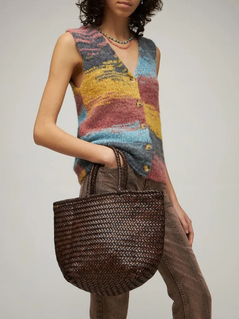 【被压变形】Grace Small Woven Leather Basket Bag 商品