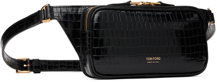 商品Tom Ford|Black Leather Belt Bag,价格¥12351,第4张图片详细描述