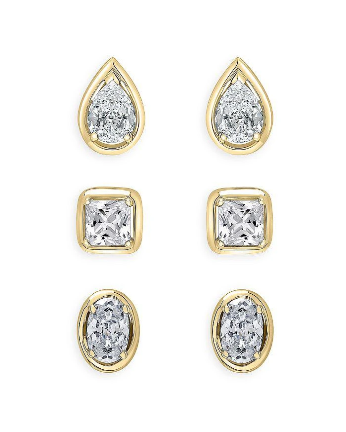 商品Bloomingdale's|Oval Shaped Diamond Stud Earrings in 14K Yellow Gold, 0.56 ct. t.w. - Exclusive,价格¥6179,第1张图片