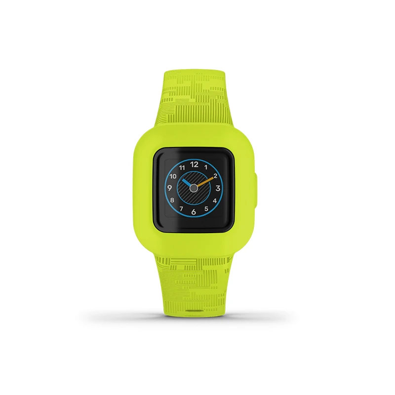 商品Garmin|GARMIN 儿童绿色硅胶表盘石英机芯硅胶表带运动手表,价格¥966,第1张图片