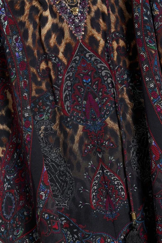 商品Camilla|Embellished printed silk crepe de chine dress,价格¥1054,第4张图片详细描述