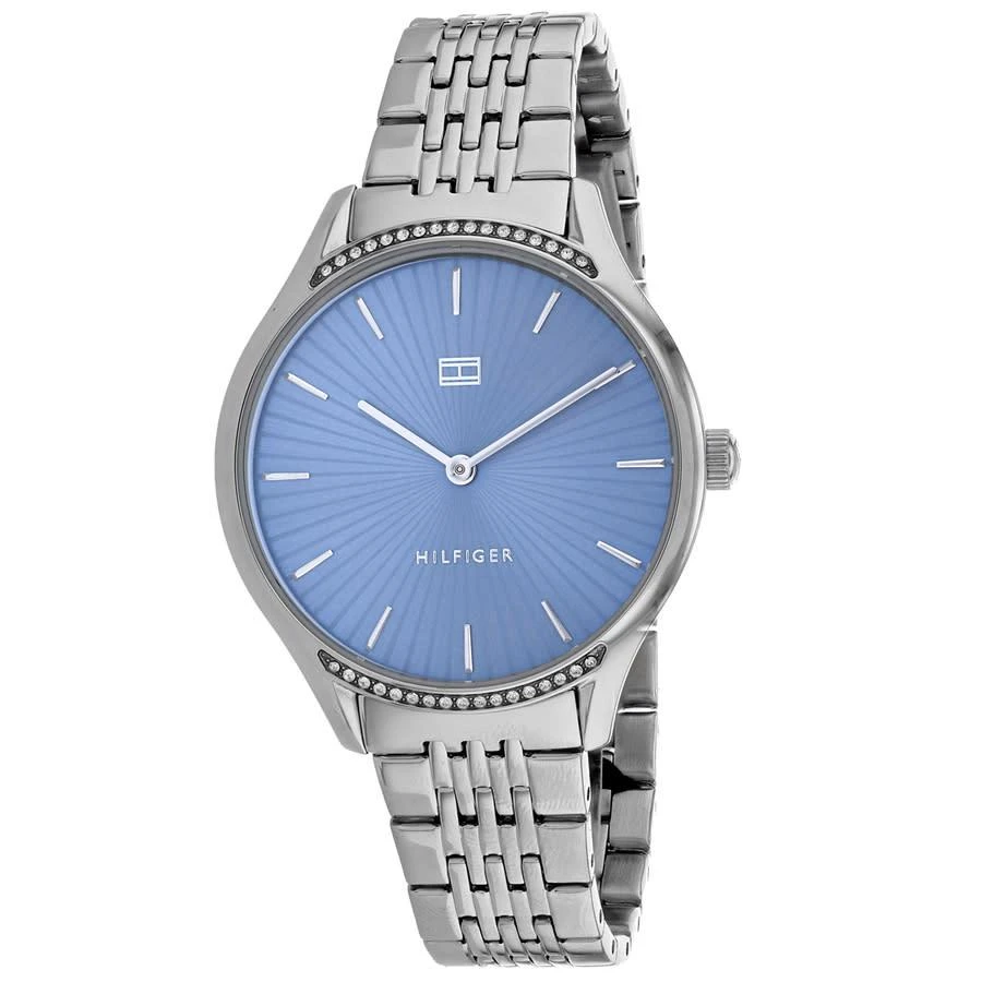 商品Tommy Hilfiger|Gray Quartz Blue Dial Ladies Watch 1782210,价格¥748,第1张图片