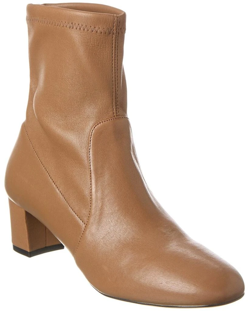 商品Stuart Weitzman|Stuart Weitzman Sofia Stretch 50 Leather Bootie,价格¥1819,第1张图片