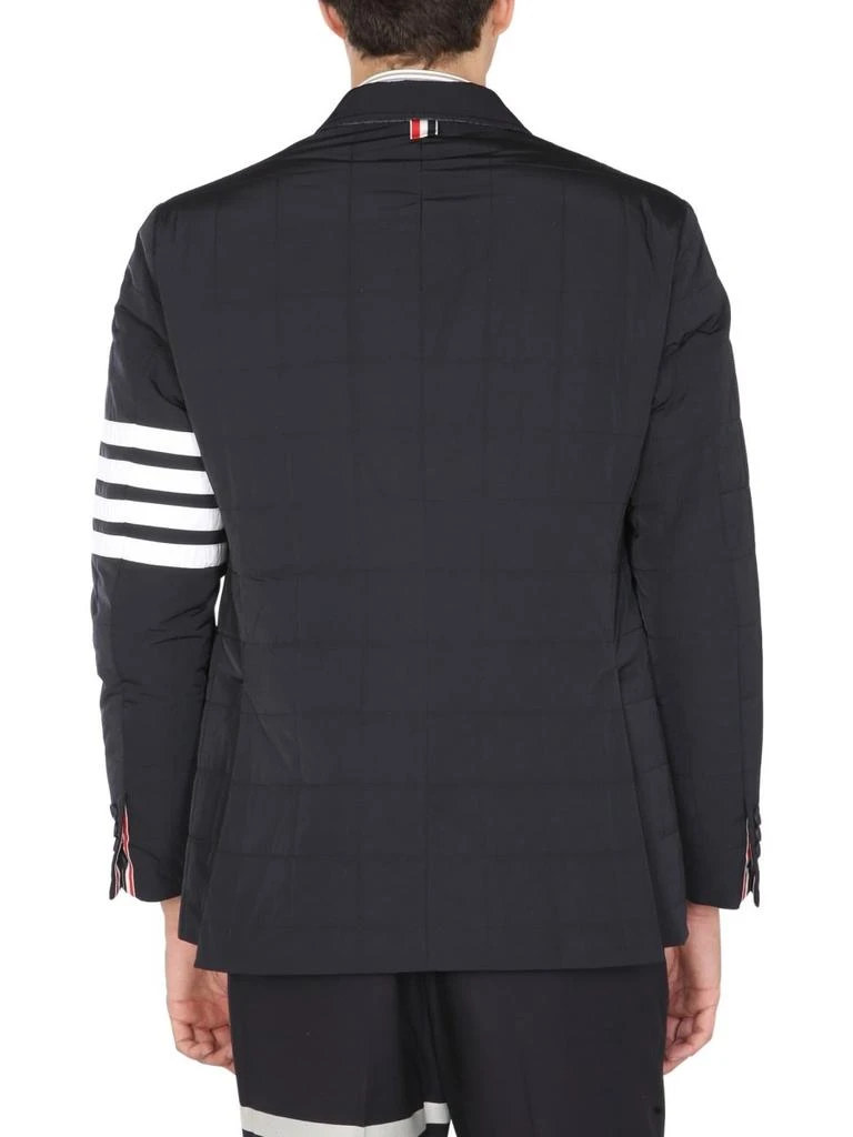 商品Thom Browne|Thom Browne 4-Bar Motif Buttoned Blazer,价格¥7257,第2张图片详细描述