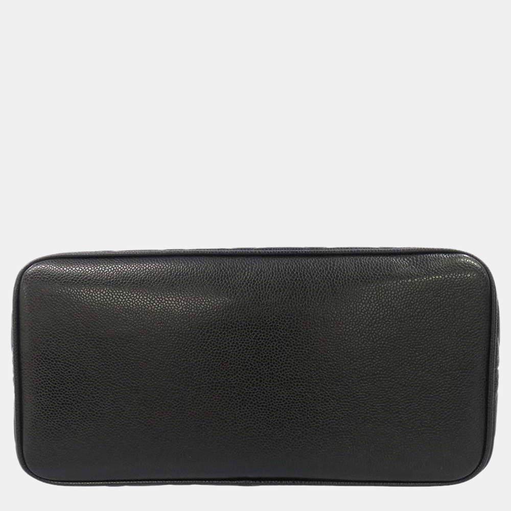 商品[二手商品] Chanel|Chanel Black Caviar Leather Medallion Tote bag,价格¥13468,第6张图片详细描述