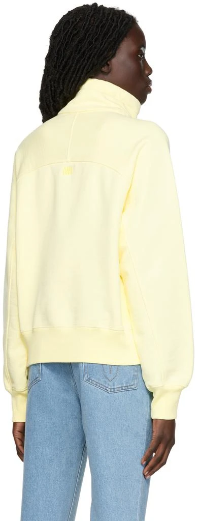 商品AMI|Yellow Ami de Cœur Half-Zip Sweatshirt,价格¥3524,第3张图片详细描述