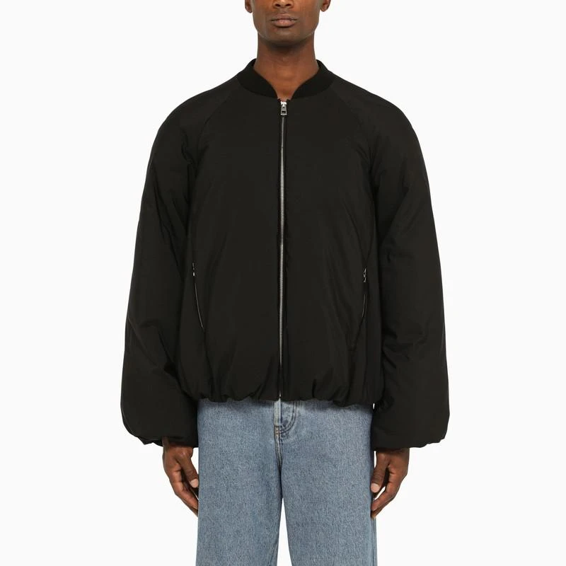 商品Loewe|Black padded fabric bomber jacket,价格¥16231,第1张图片