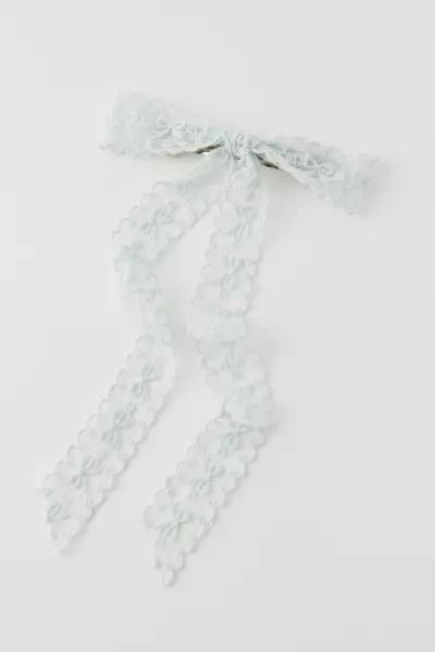 商品Urban Outfitters|Medium Lace Hair Bow Barrette,价格¥39,第1张图片