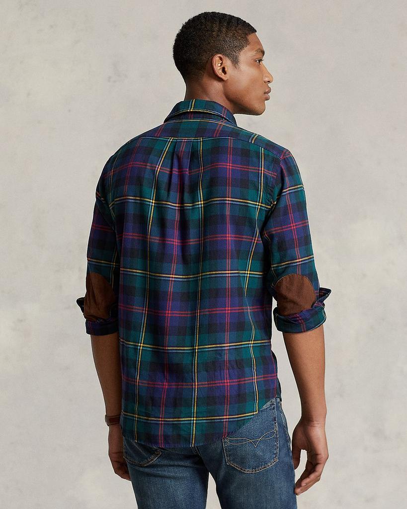 Classic Fit Suede-Patch Plaid Workshirt商品第3张图片规格展示