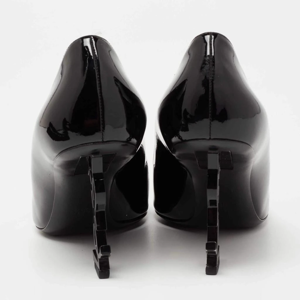 商品[二手商品] Yves Saint Laurent|Saint Laurent Black Patent Leather Opyum Pointed Toe Pumps Size 36.5,价格¥3912,第5张图片详细描述