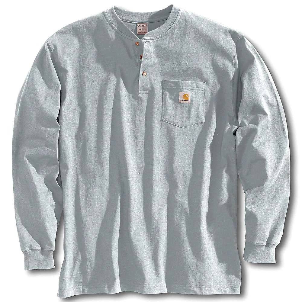 商品Carhartt|Carhartt Men's Workwear Pocket Long Sleeve Henley Top,价格¥248,第5张图片详细描述