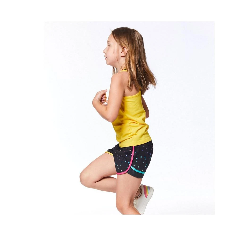 商品Deux par Deux|Girl Printed Short With Mesh Insert Black Foil Triangle - Toddler|Child,价格¥116,第2张图片详细描述