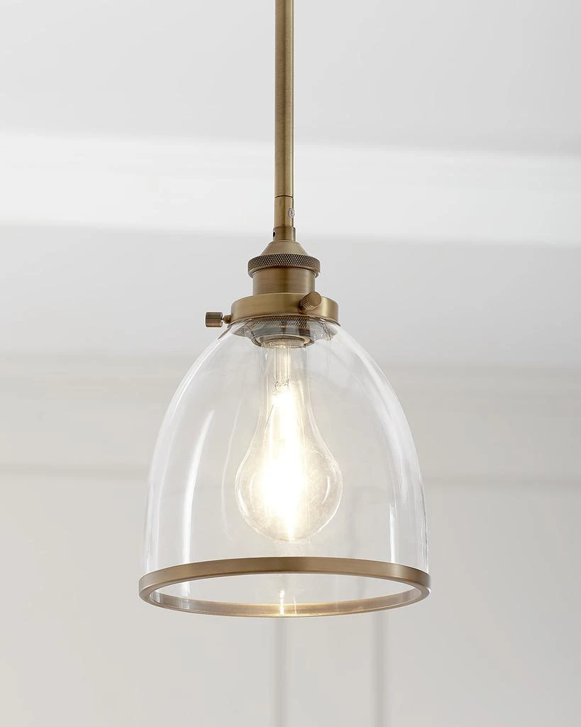 商品Neiman Marcus|Brass and Glass Pendant,价格¥759,第2张图片详细描述