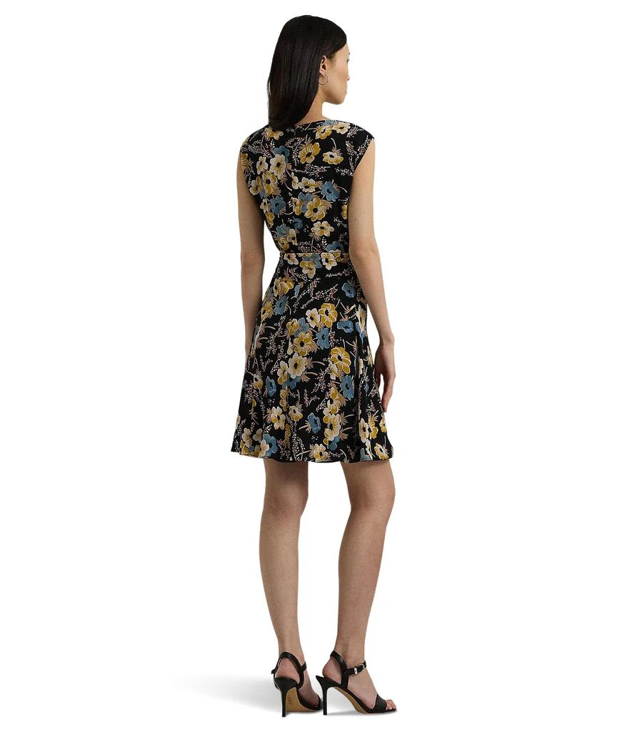 商品Ralph Lauren|Floral Bubble Crepe Cap-Sleeve Dress,价格¥224,第2张图片详细描述